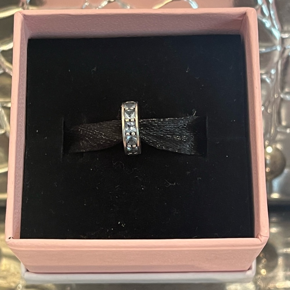 Authentic | Pandora Sky Blue Eternity Spacer Charm